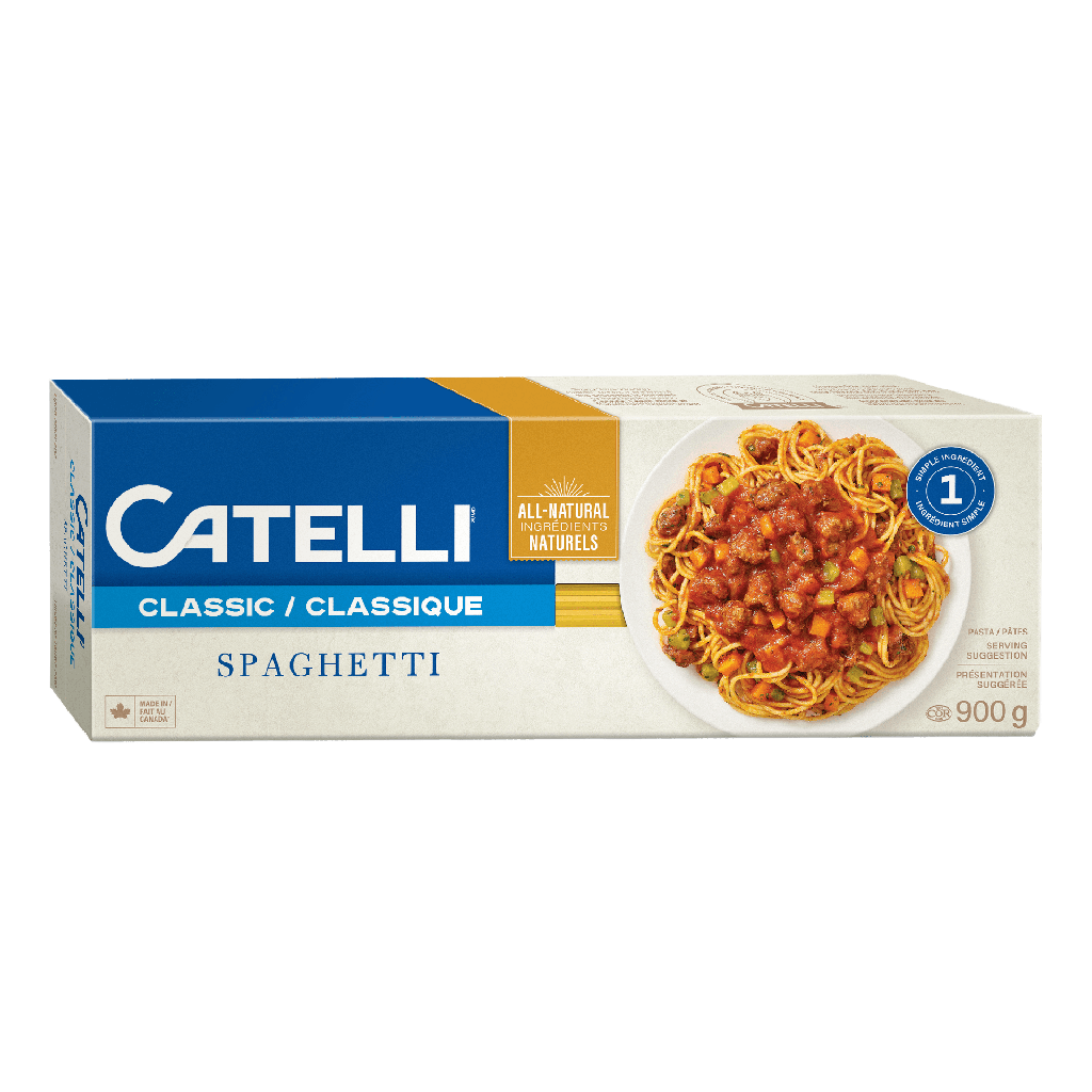 Spaghetti Catelli Classique entièrement naturels 900g