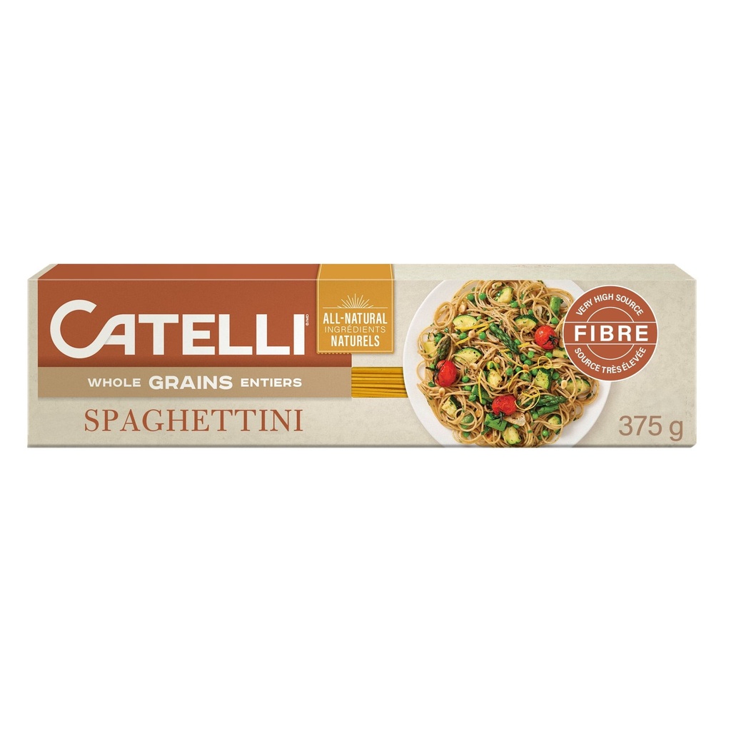 Pâtes Catelli Grains Entiers, Spaghettini