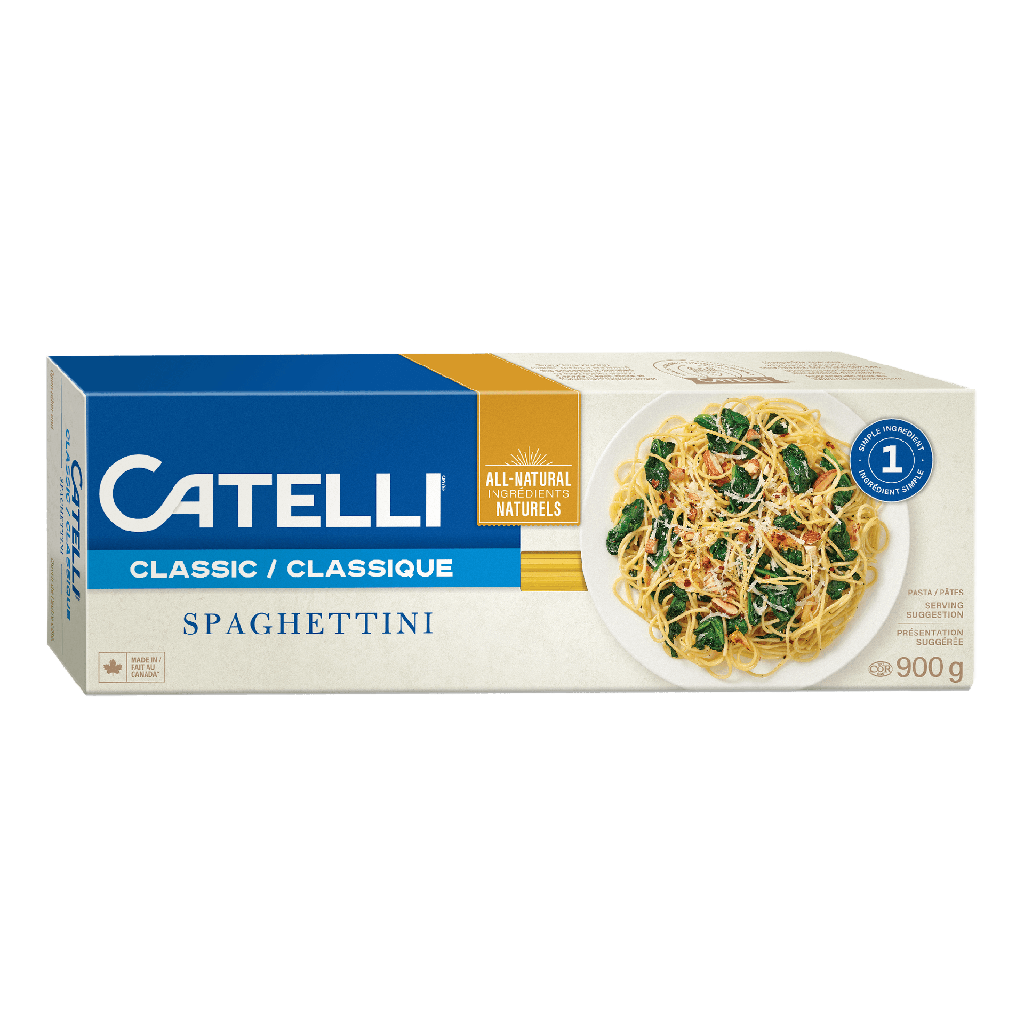Spaghettini Catelli Classique entièrement naturels 900g