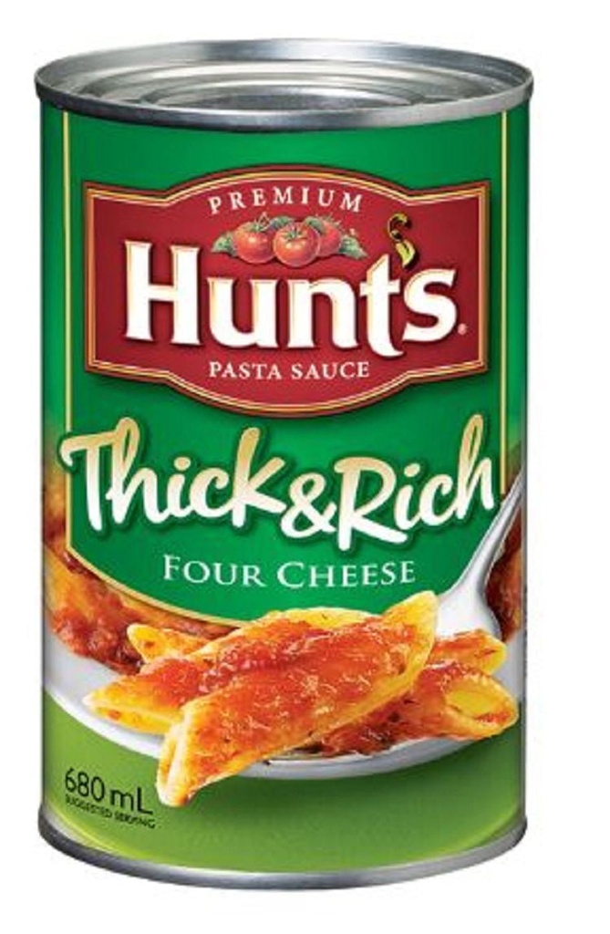 Hunt's® Quatre Fromages Épaisse & Riche Sauce pour Pâtes de Qualité Supérieure