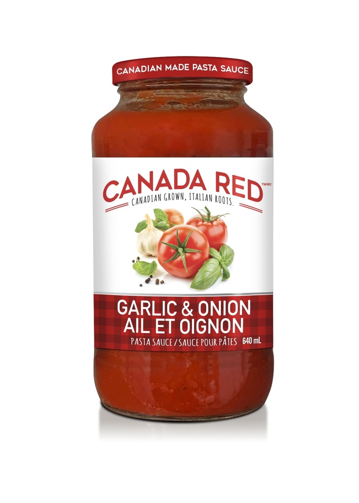 Canada Red Sauce pour Pâtes Ail & Oignon