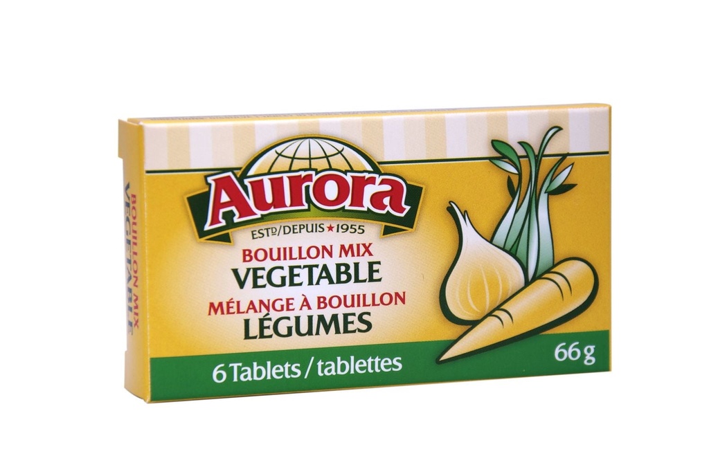 Aurora Tablettes de Mélange à Bouillon aux Légumes