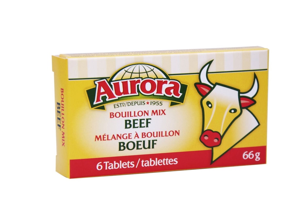 Aurora Mélange à Bouillon Boeuf Tablettes