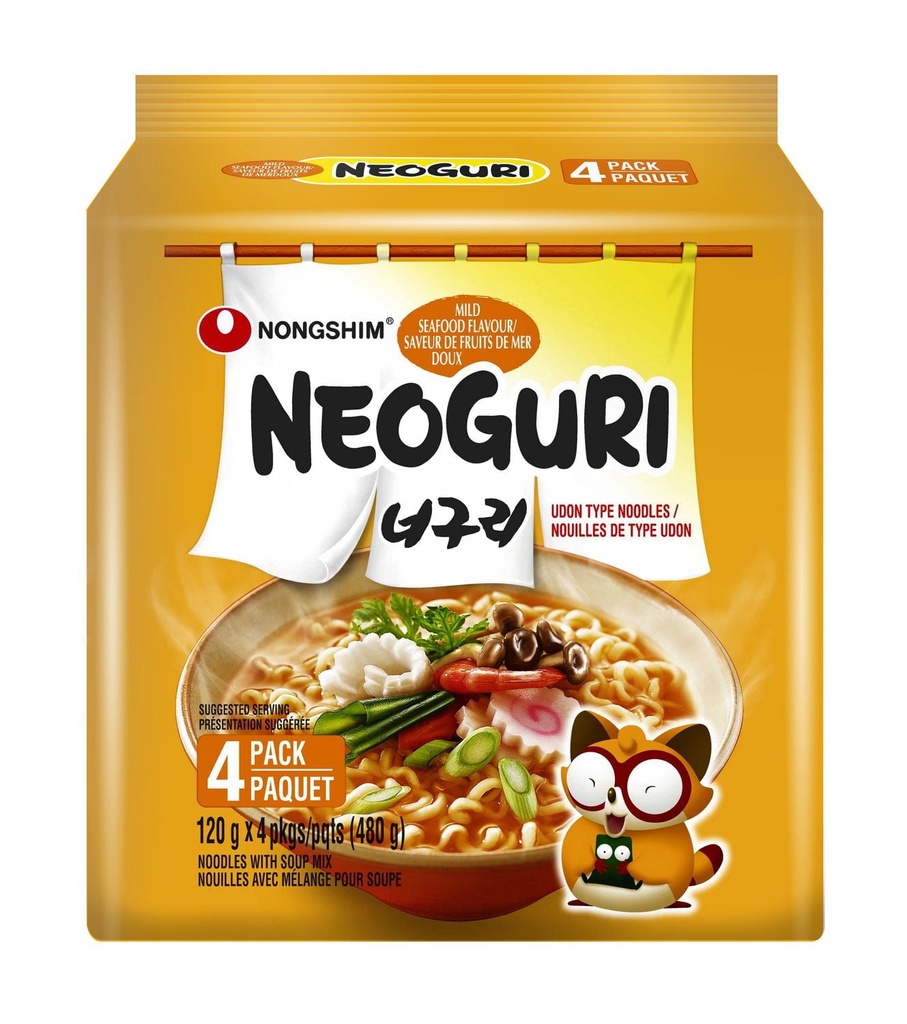 NONGSHIM CANADA INC. Nongshim Neoguri Soupe aux Nouilles Saveur de Fruits de Mer Doux