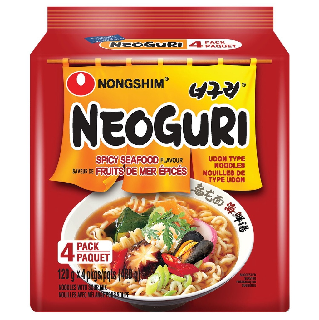 NONGSHIM CANADA INC. Nongshim Neoguri aux Fruits de Mer Épicés Soupe de Nouilles