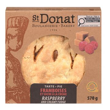 Boulangerie Saint-Donat Tarte aux framboises et sucre à la crème