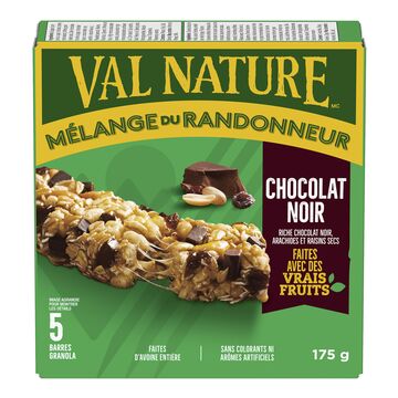 Val Nature Barres tendres granola au chocolat noir