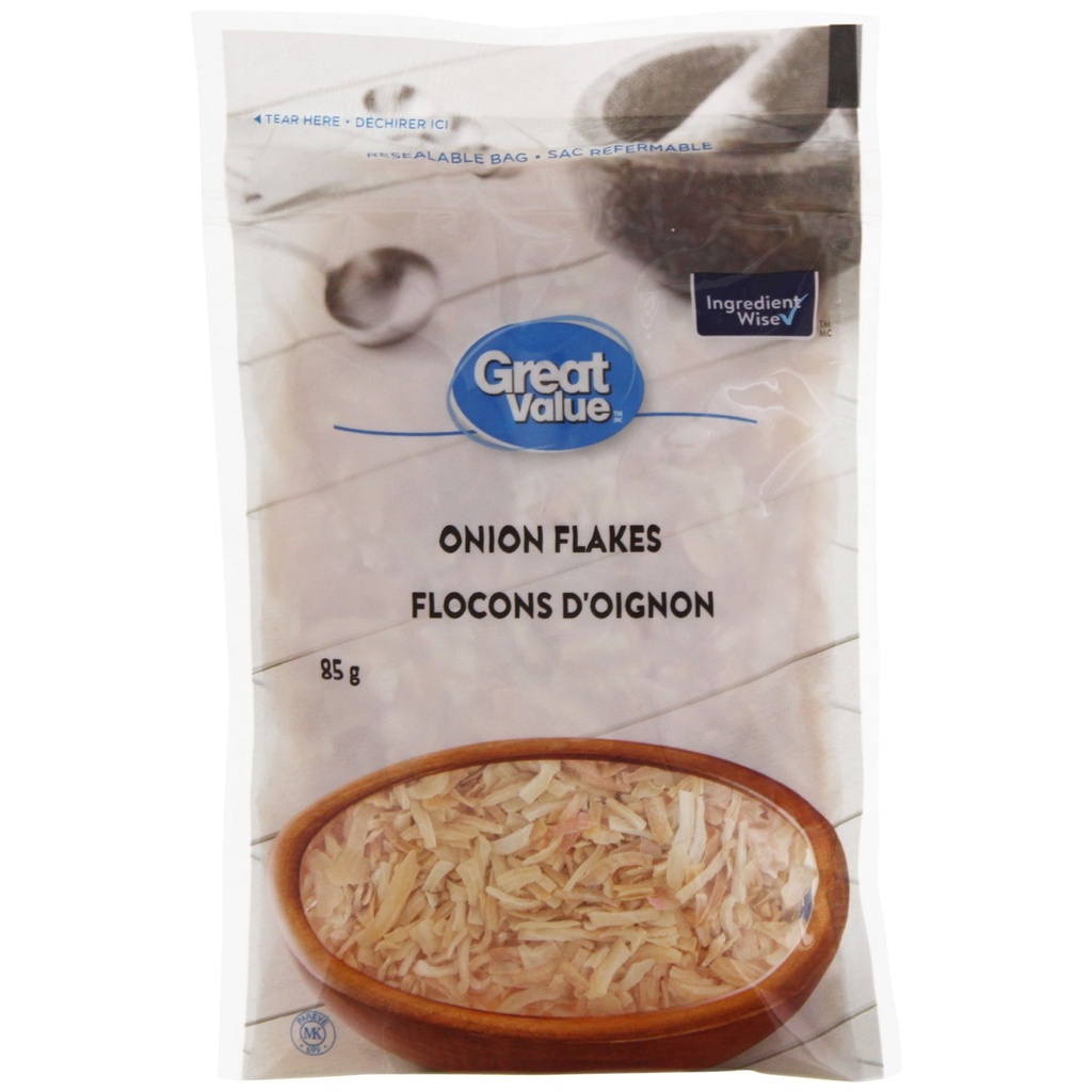 Flocons d’oignon Great Value