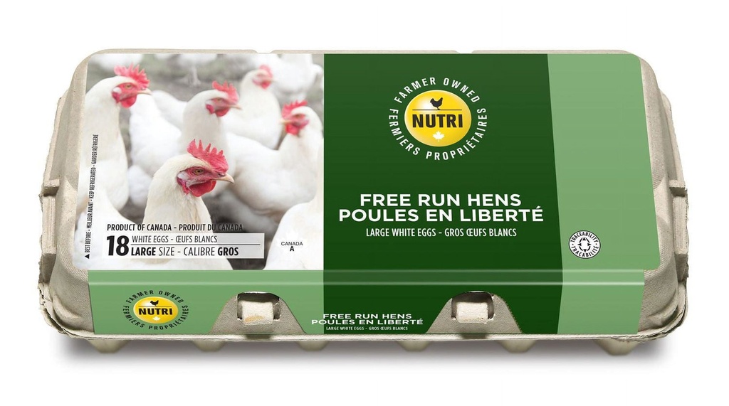 Nutri en Liberté Gros Blancs 18 Œufs