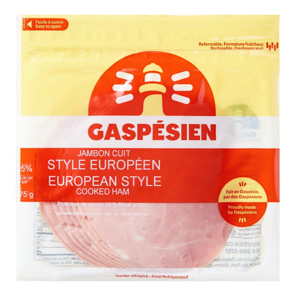 Jambon cuit de style européen Gaspésien 175 g