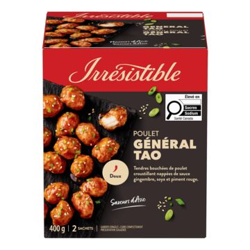Irrésistible Poulet général Tao surgelé