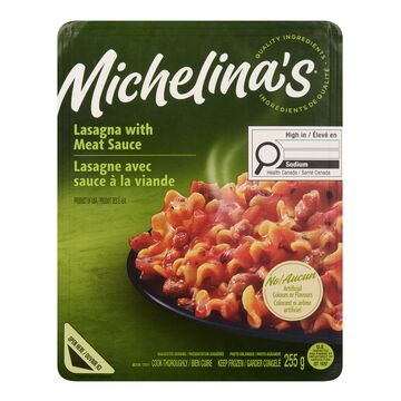 Michelina's Lasagne sauce à la viande surgelée