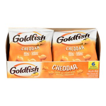 Goldfish Craquelins cuits au four au cheddar