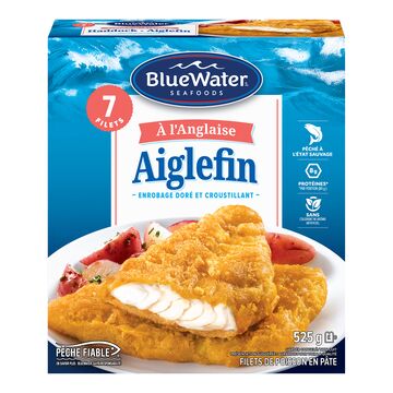 Filets d'aiglefin en pâte à l'anglaise surgelés