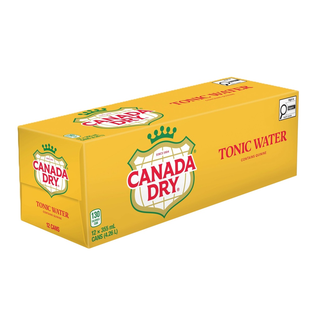 Soda tonique Canada DryMD - Emballage de 12&nbsp;canettes de 355&nbsp;mL