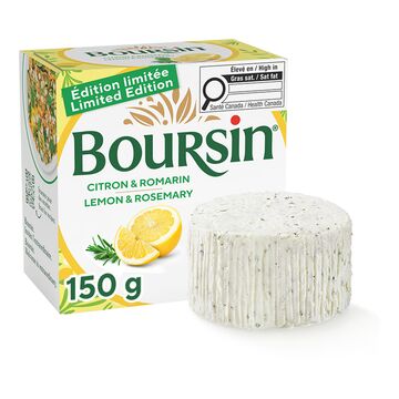 Boursin Fromage frais au citron et au romarin