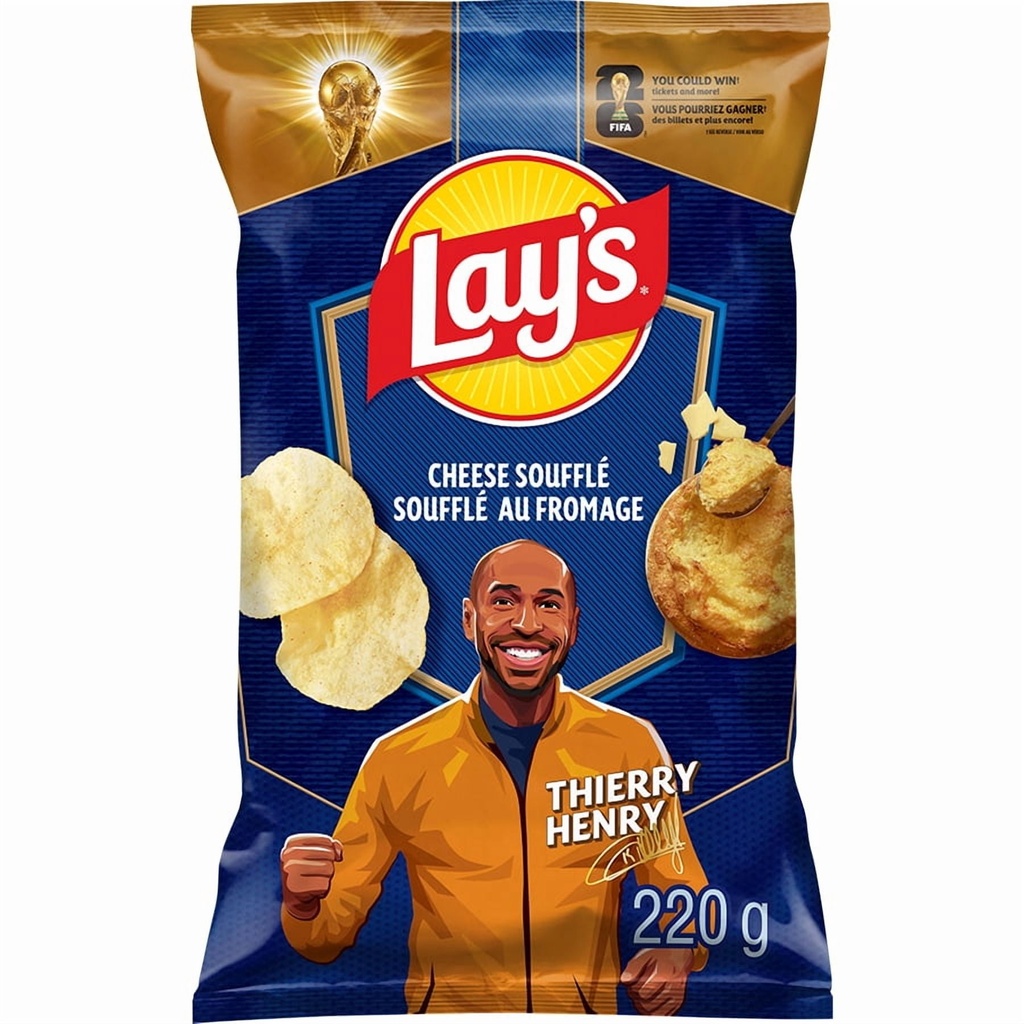 Lay's Lay’s croustilles assaisonnées Soufflé au fromage