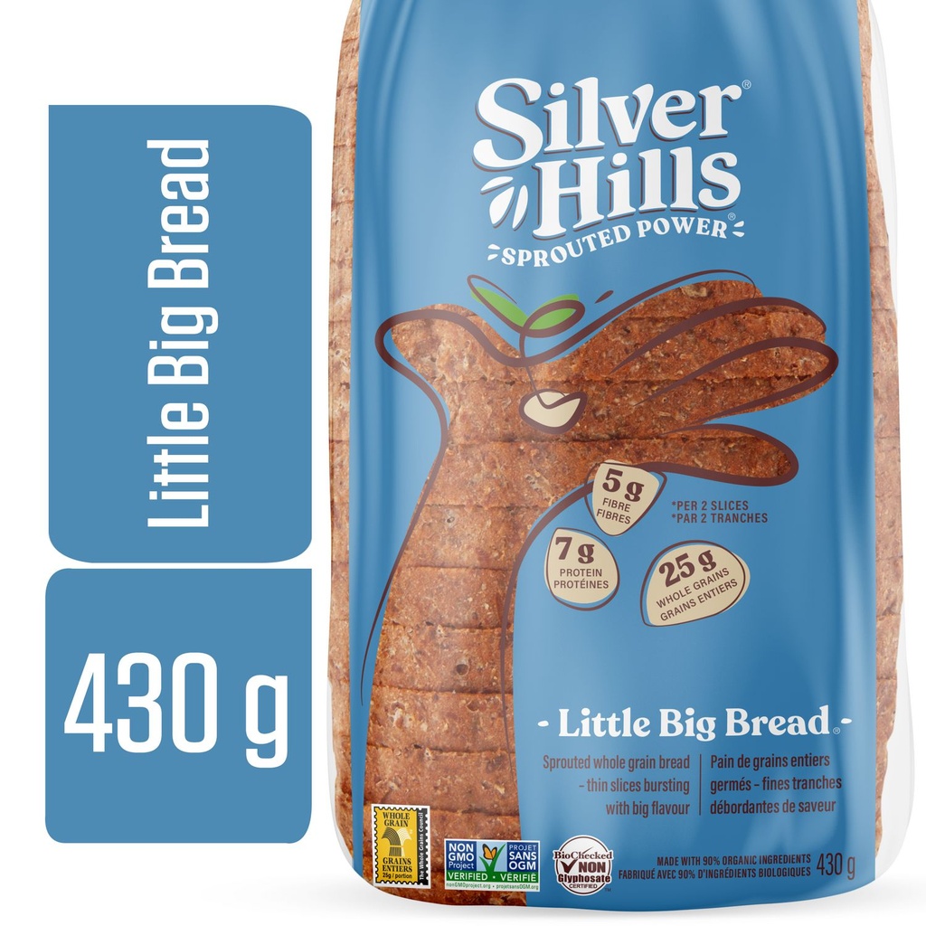Pain de blé germé Little Big Bread de Silver Hills