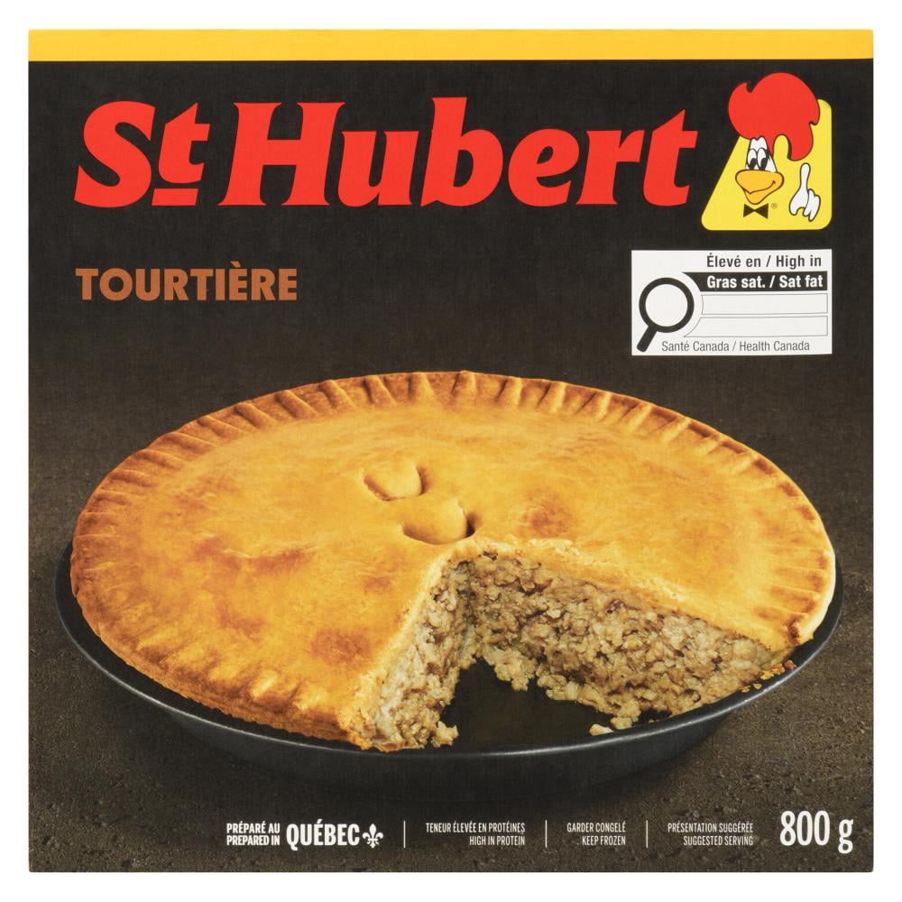 Tourtière délicieuse surgelée St-Hubert 800g