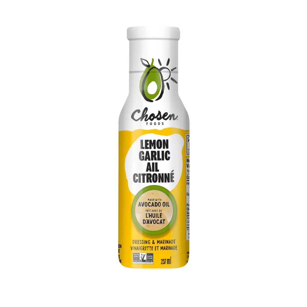 Chosen Foods Citron Ail Vinaigrette à l’huile d’avocat 237ml