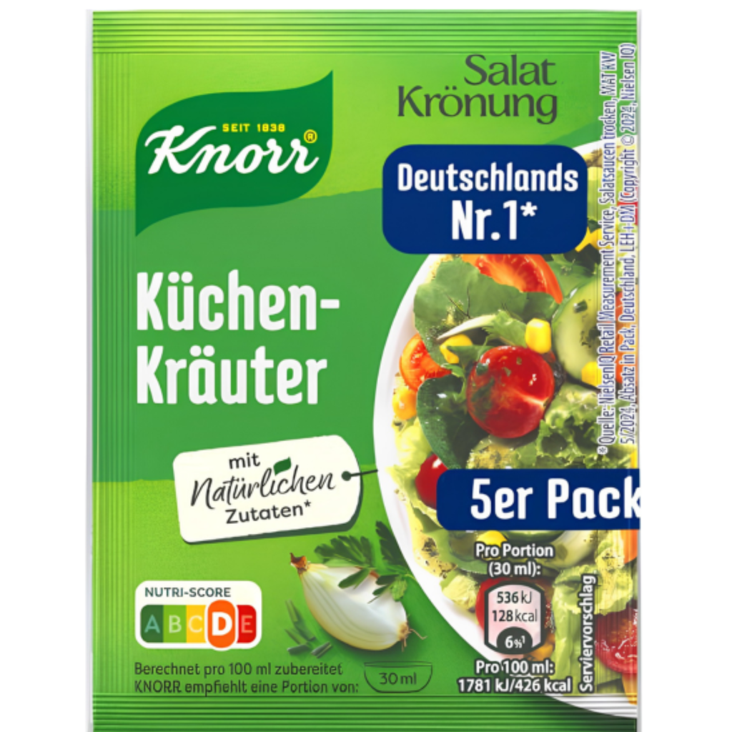 Knorr Mélange d’Herbes de Cuisine pour Vinaigrette en Sachet