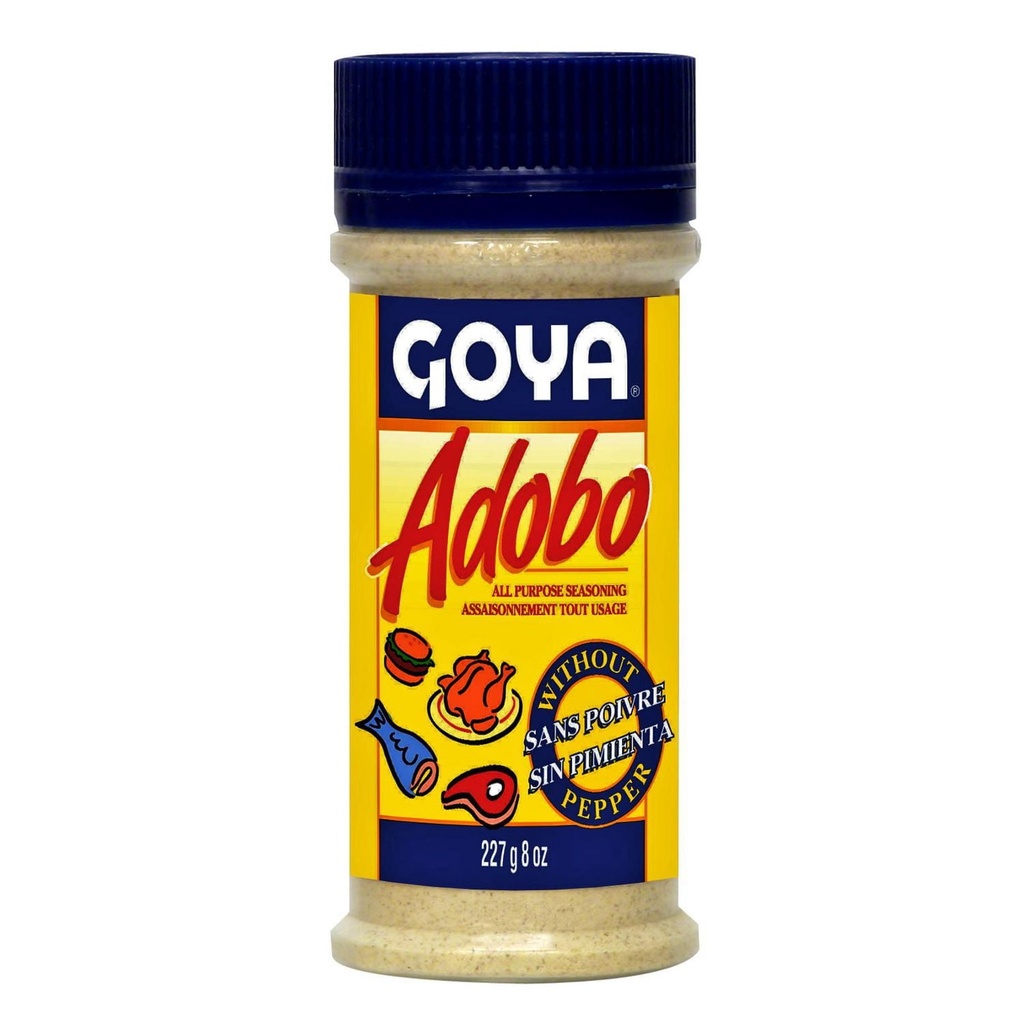 Noel Assaisonnement tout usage Adobo de Goya sans poivre