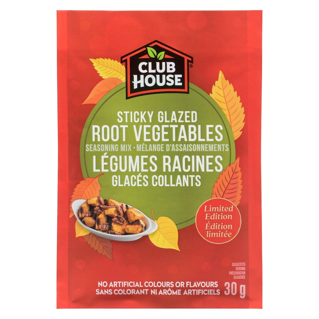 Club House, Melange d’assaisonnements legumes racinces glaces collants