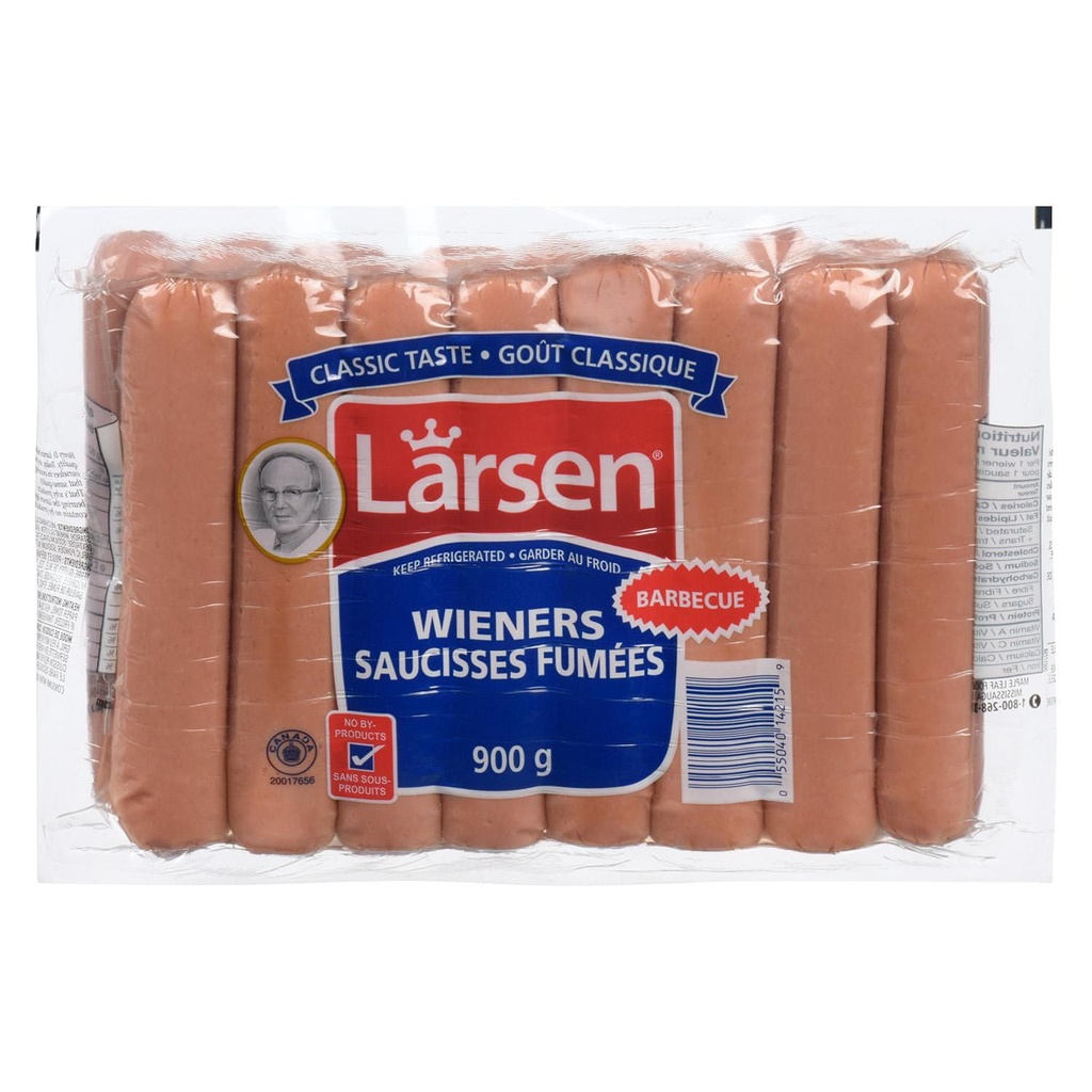 Saucisses fumées style barbecue Larsen 900 g