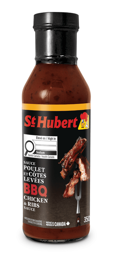 ST-HUBERT SAUCES BBQ POULET & CÔTES LEVÉES