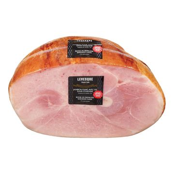 Jambon fumé découenné avec os