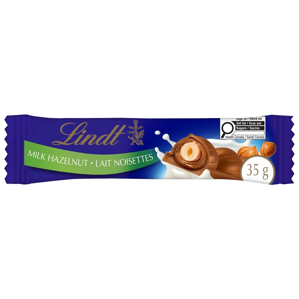 Bâtonnet de chocolat au lait Noisette entière SWISS CLASSIC de Lindt 35 g