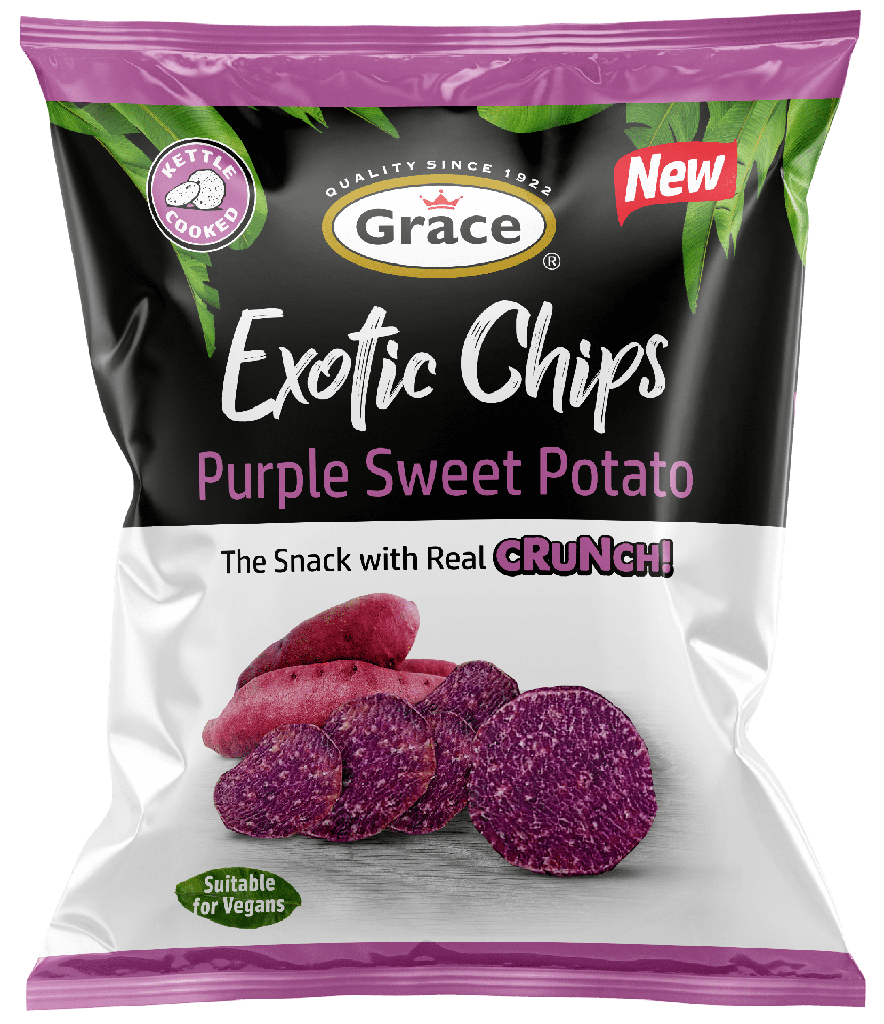 Grace Croustilles de Patate Douce Pourpre Exotiques 75 g
