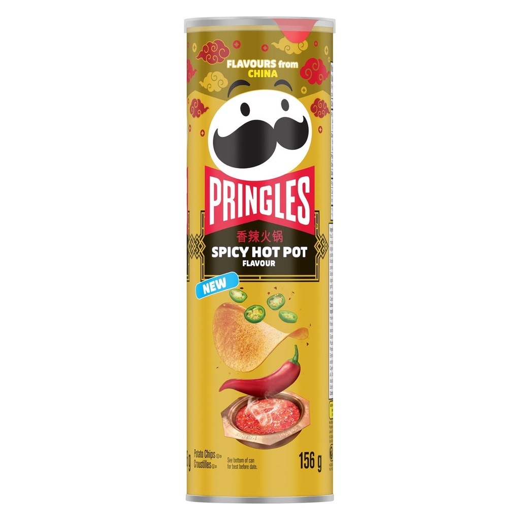 Croustilles Pringles® Saveur de Fondue chinoise épicée 156g