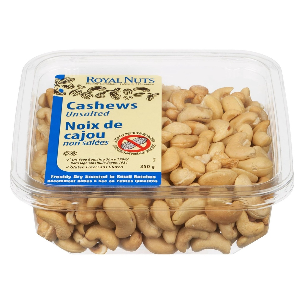 Royal Nuts Noix de Cajou Non Salées