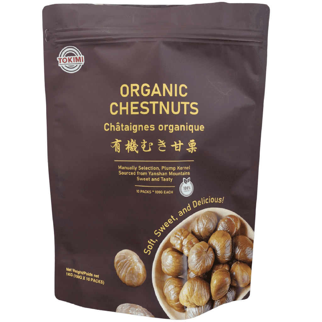 Sachet de châtaignes grillées pelées Tokimi