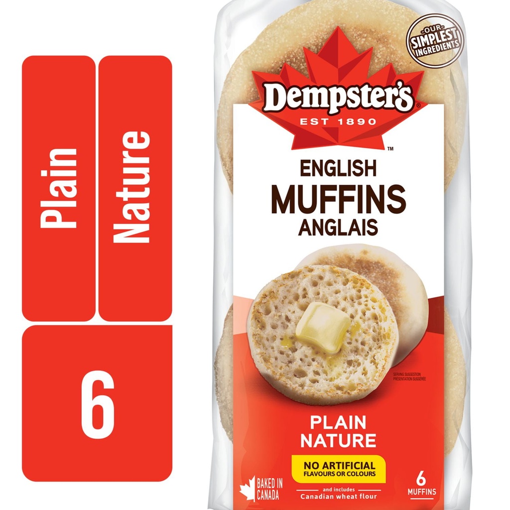 Dempster's Muffins anglais nature de Dempster’s®