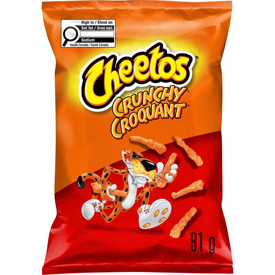 Cheetos Croquant Fromage Grignotines à saveur de fromage 81g