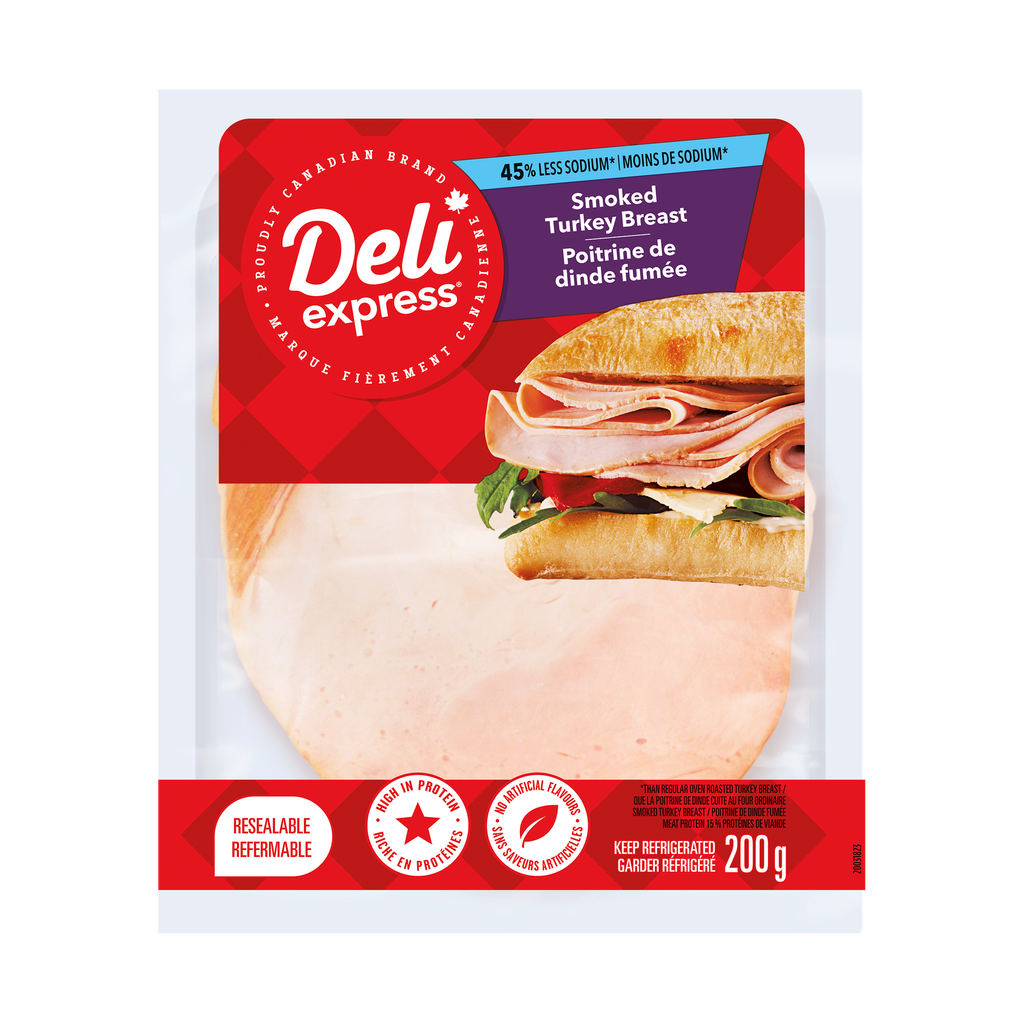 Deli Express Poitrine de dinde fumée 200 g