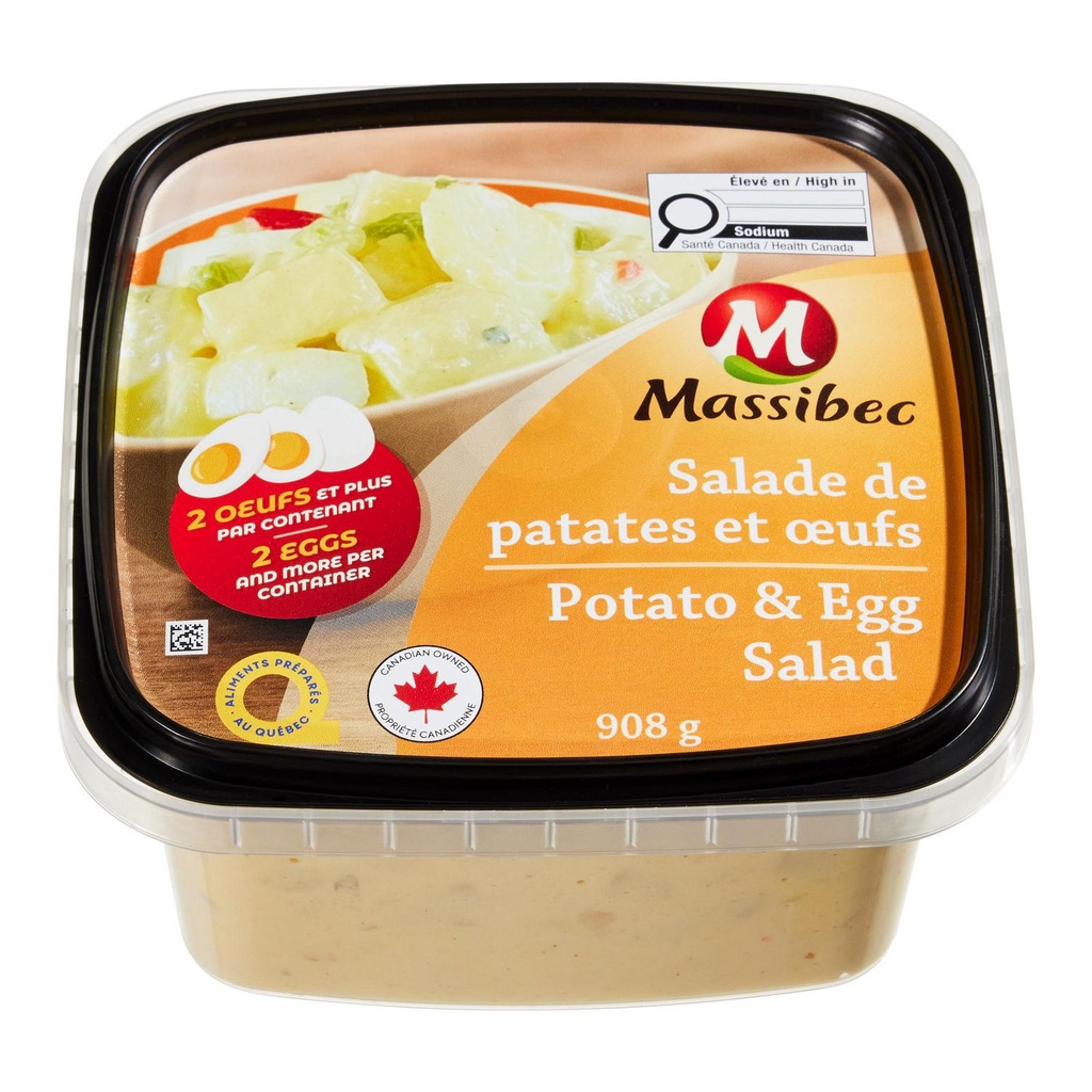 Salade de patates et œufs Massibec (format économique)