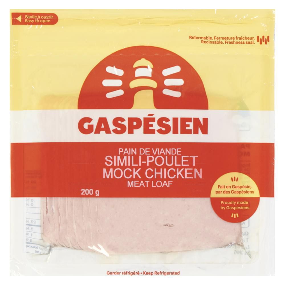 Simili poulet 4X4 tranché Gaspésien 200g