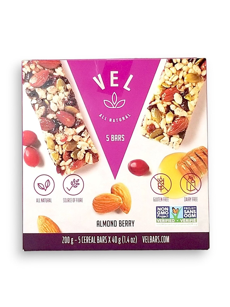 VEL AMANDES et CANNEBERGES
