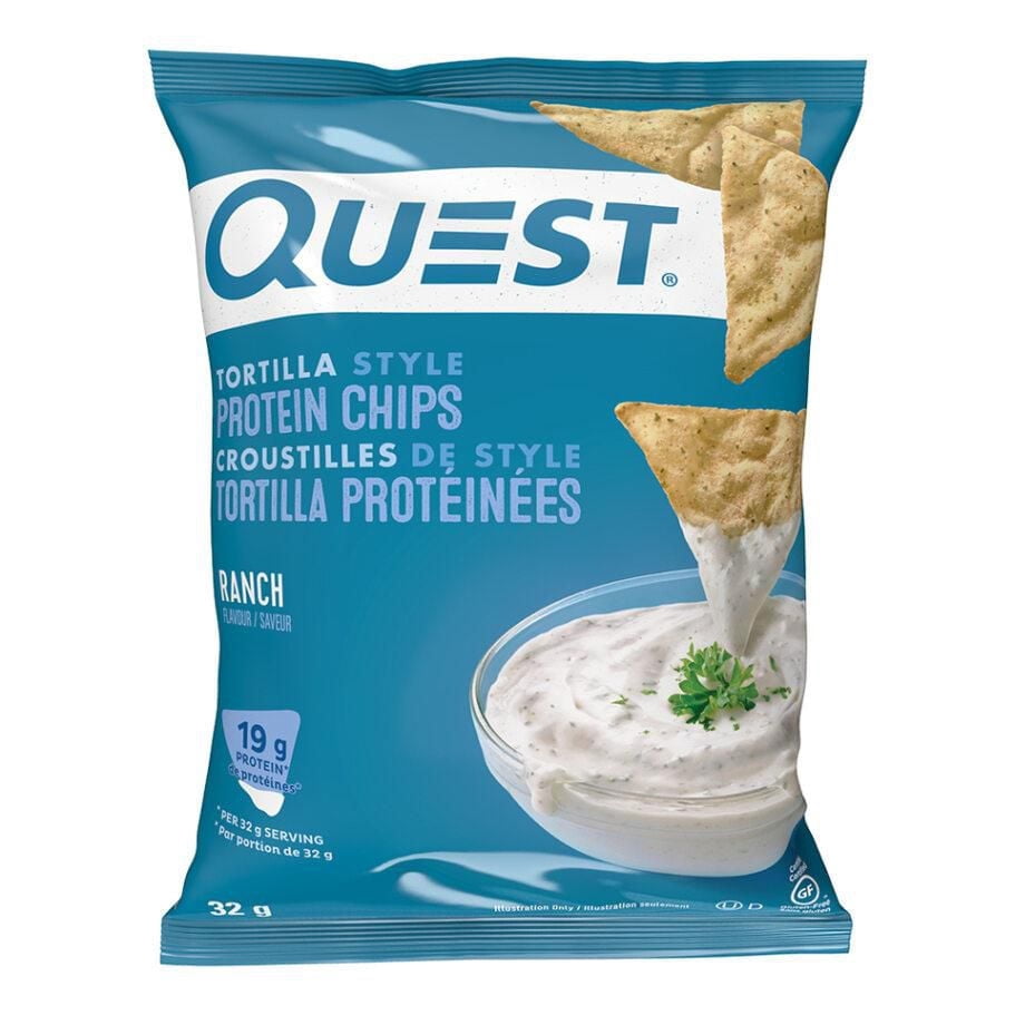 Quest Coustilles De Style Tortilla Protéinées, Saveur Ranch