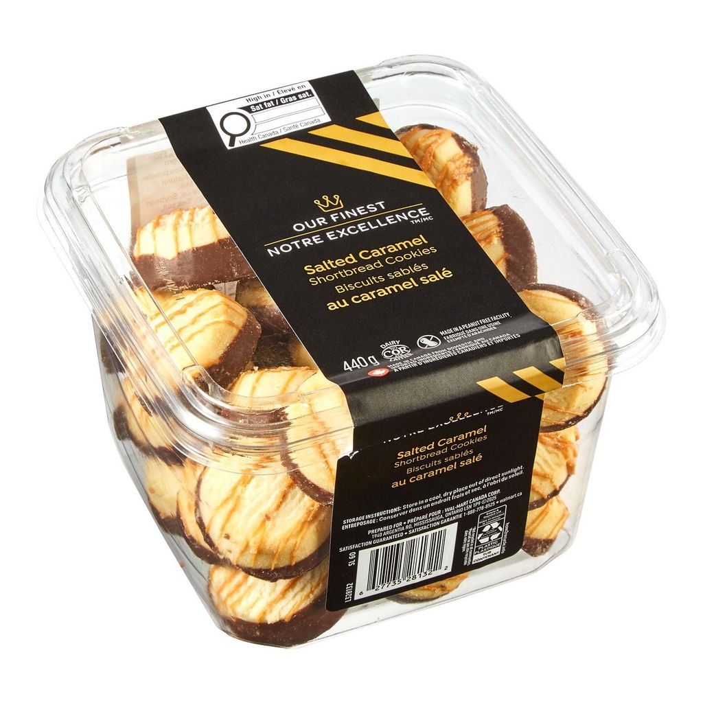 Biscuits sablés au caramel salé Notre excellence