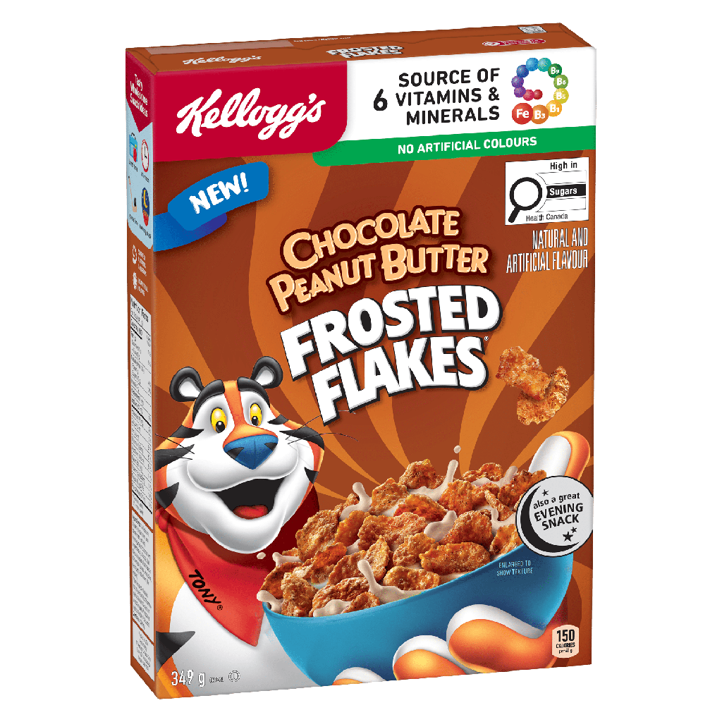 Frosted Flakes Beurre de cacahuète au chocolat