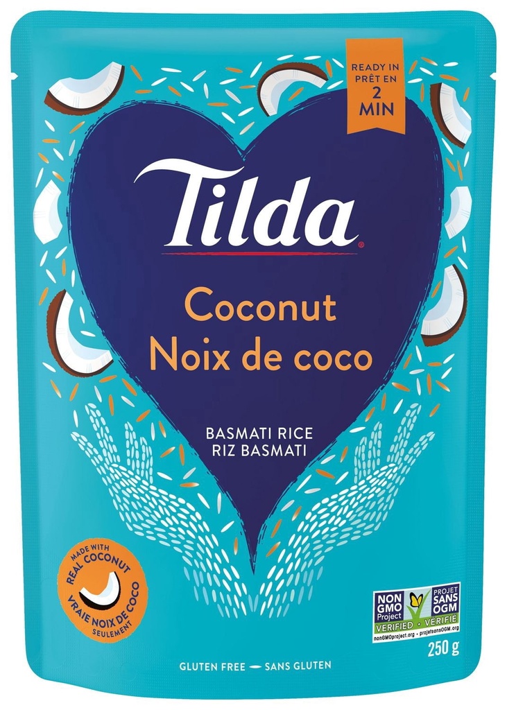 Riz basmati à la noix de coco étuvé de Tilda