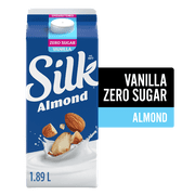 Silk Boisson aux Amandes, Vanille Non Sucrée, Sans Produits Laitiers