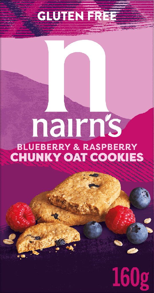 Nairn's SG Chunky - Myrtille/Framboise Cookies