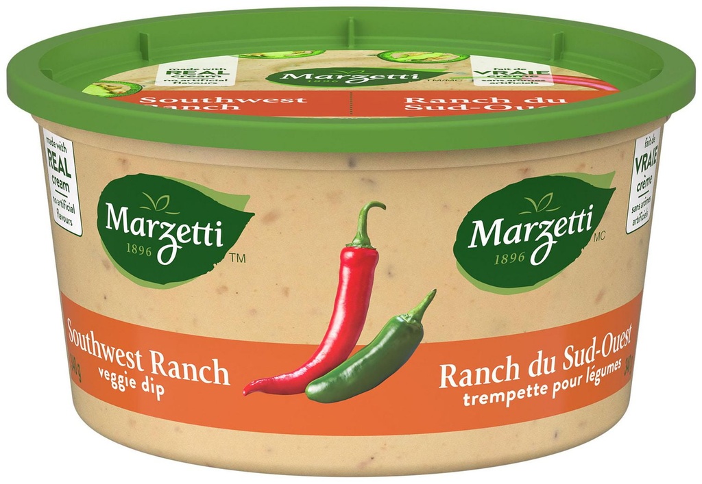 Marzetti Trempette pour Légumes Ranch du Sud-Ouest 340 g