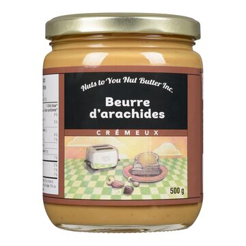 Beurre d'arachides crémeux