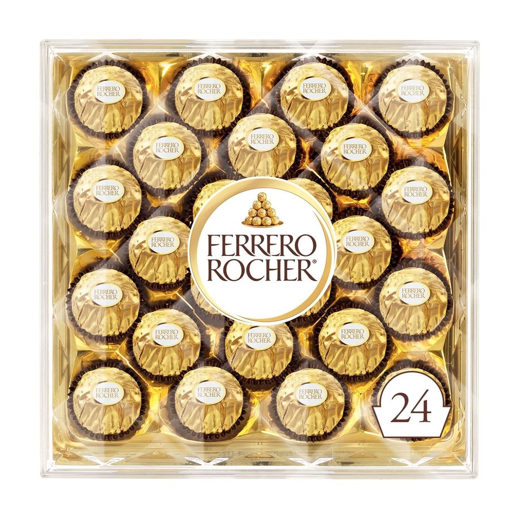 Boîte cadeau FERRERO ROCHER de chocolats aux noisettes fins